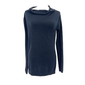 Trouvé Women’s S Black Angora Wool Blend Roll Neck‎ Sweater Lightweight Soft